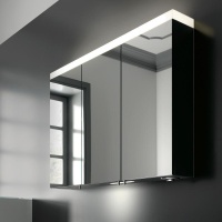 KEUCO Royal Reflex 24204171301 Зеркальный шкаф с подсветкой 100*70 см (алюминий)