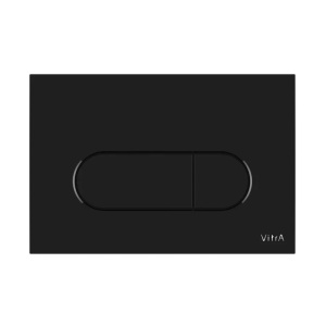 VITRA Root Round 740-2250 Накладная панель смыва для унитаза (чёрный глянцевый)