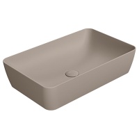 GSI NUBES 903605 Раковина накладная 60*38 см (Tortora Matte)