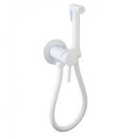 CeramaLux KRS/005 Гигиенический душ - комплект со смесителем (белый матовый)