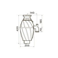 OMOIKIRI Nagare 750 4995059 Измельчитель пищевых отходов