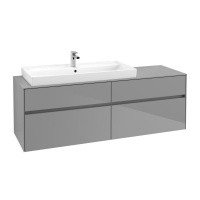 Villeroy Boch Collaro C02900FP Тумба под раковину 1600х500 мм (Glossy Grey).