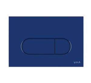 VITRA Root Round 740-2270 Накладная панель смыва для унитаза (синий)