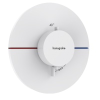 Hansgrohe ShowerSelect Comfort S 15559700 Центральный термостат - внешняя часть (белый матовый)