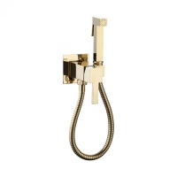 CeramaLux KBS/002 Гигиенический душ - комплект со смесителем (светлое золото)