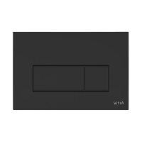 VITRA Root Square 740-2311 Накладная панель смыва для унитаза (чёрный матовый)