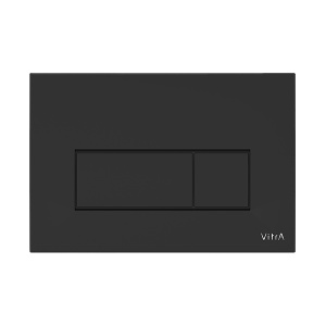 VITRA Root Square 740-2311 Накладная панель смыва для унитаза (чёрный матовый)