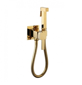 CeramaLux KBS/003 Гигиенический душ - комплект со смесителем (золото)