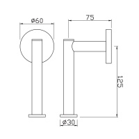 Jaquar Continental ACN-CHR-1155S Держатель для туалетной бумаги (хром)