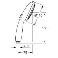 GROHE New Tempesta 26161003 Ручной душ (хром)