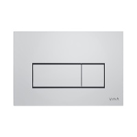 VITRA Root Square 740-2380 Накладная панель смыва для унитаза (хром)