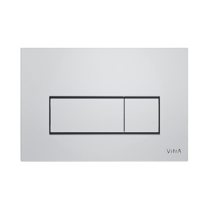 VITRA Root Square 740-2380 Накладная панель смыва для унитаза (хром)