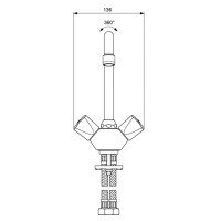 Vidima Practic BA227AA Смеситель для раковины (хром)