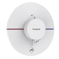 Hansgrohe ShowerSelect Comfort S 15562700 Термостатический смеситель для душа - внешняя часть (белый матовый)