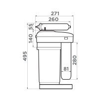 OMOIKIRI PURE DROP 2.1.4S 4998004 Фильтр обратного осмоса