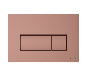 VITRA Root Square 740-2340 Накладная панель смыва для унитаза (медь)