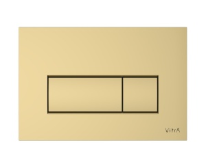 VITRA Root Square 740-2324 Накладная панель смыва для унитаза (золото)