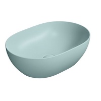 GSI PURA 886015 Раковина накладная 50*35 см (Ghiaccio Matte)