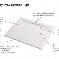 Jacob Delafon Flight E62443-00 Душевой поддон 80*80*4 см (белый)