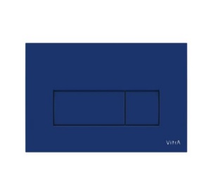 VITRA Root Square 740-2370 Накладная панель смыва для унитаза (синий)