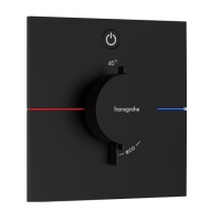 Hansgrohe ShowerSelect Comfort E 15571670 Термостатический смеситель для душа - внешняя часть (чёрный матовый)