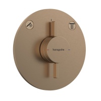 Hansgrohe DuoTurn S 75418140 Смеситель для ванны - внешняя часть (бронза шлифованная)