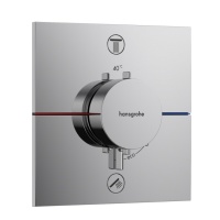 Hansgrohe ShowerSelect Comfort E 15572000 Термостатический смеситель для ванны - внешняя часть (хром)