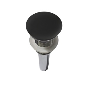 Vincea Solid Surface DBS-616MB Донный клапан | сливной гарнитур - для раковины без перелива (чёрный матовый)