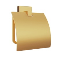 Jaquar Kubix Prime AKP-GMP-35753PS Держатель для туалетной бумаги (золото матовое PVD)