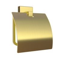 Jaquar Kubix Prime AKP-GDS-35753PS Держатель для туалетной бумаги (золото матовое)