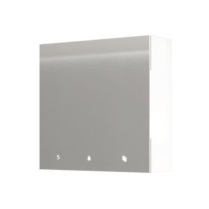 NOFER MUMO 12055.090 Зеркальный шкаф для встроенных модулей 900*900 мм (белый)